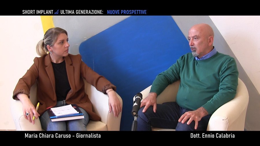 Globo Tv  - 1° Incontro con il Dott. Ennio Calabria  Short implant di ultima generazione